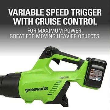 Greenworks 48V Cordless Leaf Blower Powerful Lightweight