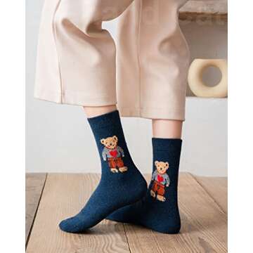 Cozy IIG Women’s Wool Socks - Cute & Stylish Winter Gifts