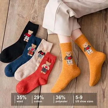 Cozy IIG Women’s Wool Socks - Cute & Stylish Winter Gifts