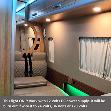 Facon 4.5Inch LED RV Puck Light: Durable, Bright & Stylish