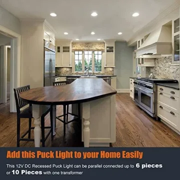 Facon 4.5Inch LED RV Puck Light: Durable, Bright & Stylish