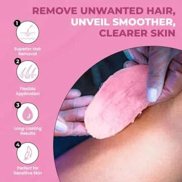 Starpil Wax 1000g / 2.2 lb Pink Hard Wax Beans for Painless Hair Removal, Stripless Wax Beads , Polymer Blend Low Temperature Wax for Face, Bikini, Brazilian, Legs, Underarm, Back and Chest.