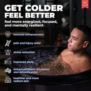 PREMIUM XL Ice Bath Tub for Athletes - Portable Recovery Solution