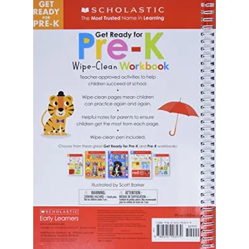 Get Ready for Pre-K Wipe-Clean Workbook for Fun Learning
