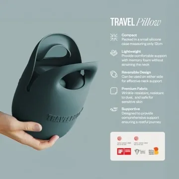 Travel Neck Pillow for Comfort and Support on Flights