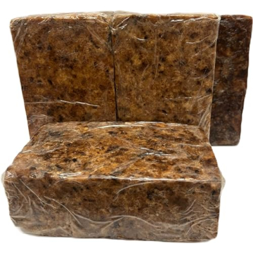 Raw African Black Soap 1 lb Natural Skincare Ghana