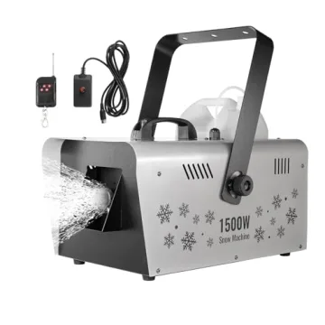 VEVOR Snow Machine 1500W with Large Water Tank