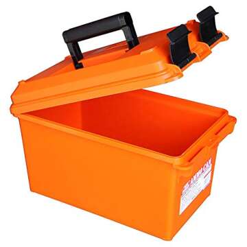 MTM Case-Gard Ammo Can - Dry Storage Emergency Marine Box - AC35, Orange