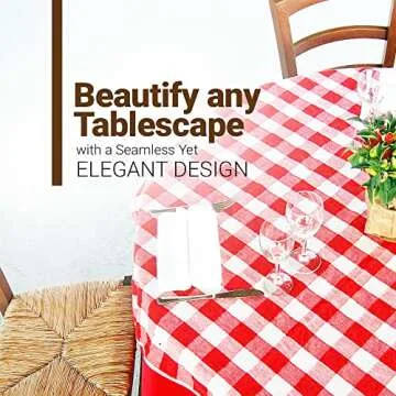 Yourtablecloth 100% Cotton Checkered Buffalo Tablecloth - Washable Table Cover Perfect for Any Occasion Indoors or Outdoors Yellow and White 52 x 52