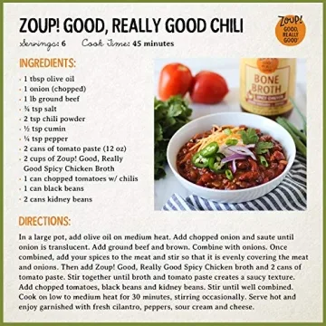 Zoup! Chicken Bone Broth - Keto Friendly, Gluten Free 32 oz
