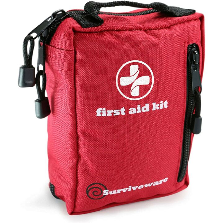 Surviveware Premium 100-Piece First Aid Kit for Emergencies