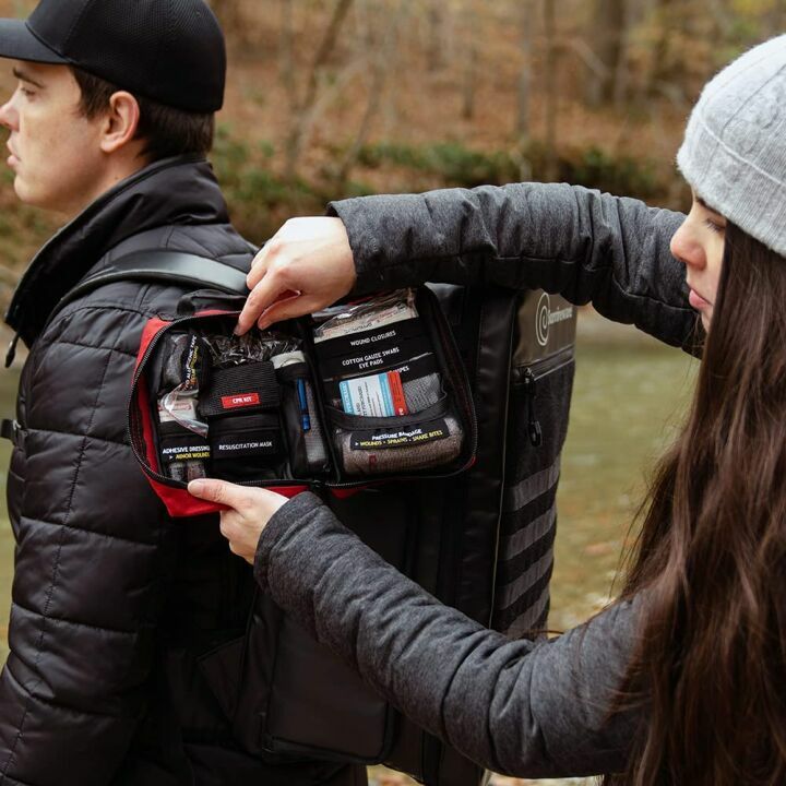 Surviveware Premium 100-Piece First Aid Kit for Emergencies