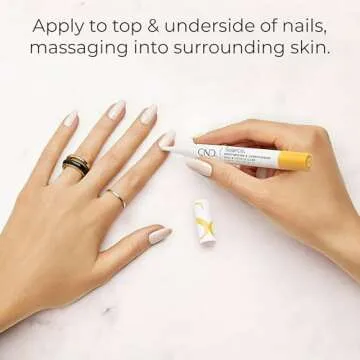 CND SolarOil Essential Care Pen, Moisturizes and Conditions Nails, Natural Blend Of Jojoba, Vitamin E, Rice Bran and Sweet Almond Oils, Pack Of 1, 0.08 oz. (Packaging may vary)