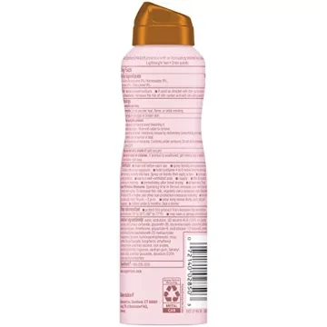 Coppertone Glow Shimmer SPF 50 Sunscreen Spray Water Resistant