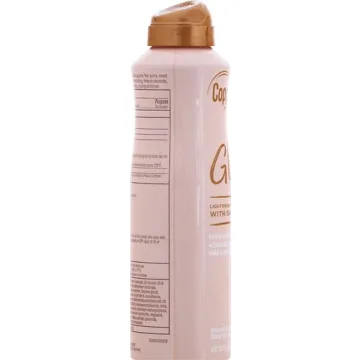 Coppertone Glow Shimmer SPF 50 Sunscreen Spray Water Resistant