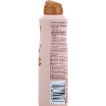 Coppertone Glow Shimmer SPF 50 Sunscreen Spray Water Resistant