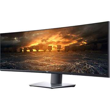 Dell U4919DW UltraSharp 49-inch LED Backlit Curved Gaming Monitor with IPS, Vesa Compatible, Anti-Gl...