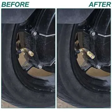 OIIKI 8PCS Durable Aluminum Tire Valve Caps for Cars