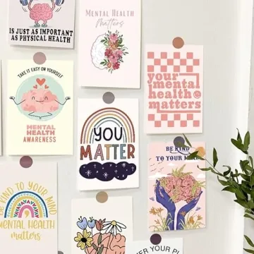 Mental Health Awareness Collage Kit for Motivational Decor