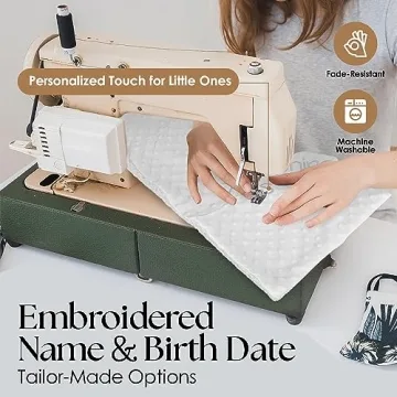 Personalized Plush Baby Blanket Perfect for Newborns