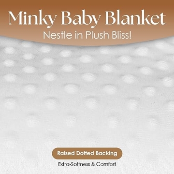 Personalized Plush Baby Blanket Perfect for Newborns