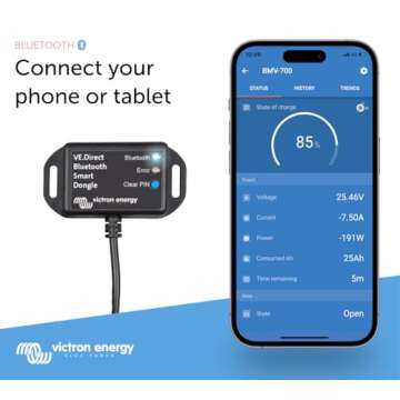Victron Energy VE.Direct Smart Dongle - Wireless Monitoring for BMV & MPPT