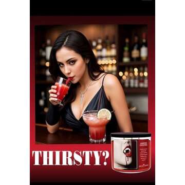 Vampire Cocktail Halloween Candle - Merlot Scent