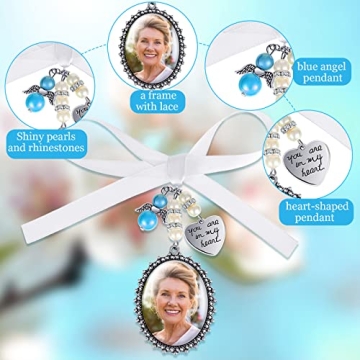 Gorgeous Wedding Bouquet Photo Charm for Cherished Memories