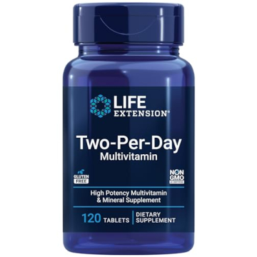 Life Extension Two-Per-Day High Potency Multivitamin 120 Tablets