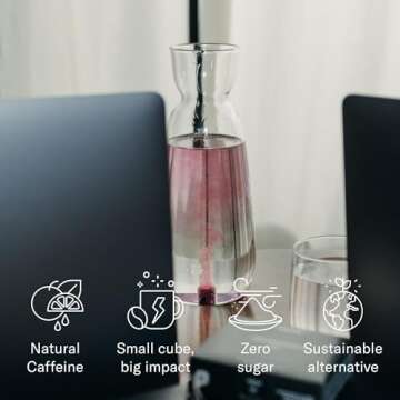 Waterdrop Energy Cubes, Variety Pack with Vitamins and Caffeine