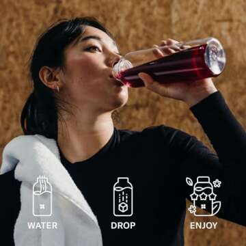 Waterdrop Energy Cubes, Variety Pack with Vitamins and Caffeine