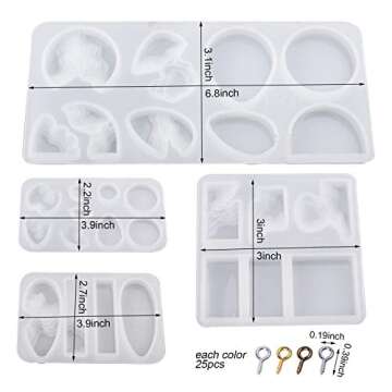 Island Resin Molds for Ocean Style Jewelry Making