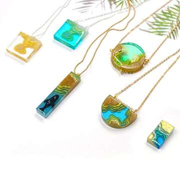 Island Resin Molds for Ocean Style Jewelry Making