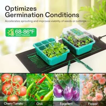 VIVOSUN Seedling Heat Mat and Thermostat Combo Set