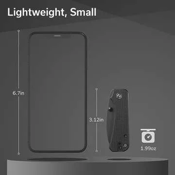 CIVIVI Baby Banter Pocket Folding Knife for EDC, 2.34" Blade Small Knife with Titanium Thumb Stud Opener C19068S-2