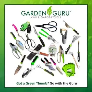 Garden Guru Titanium Hand Weeder Fork Tool – Rust Resistant – Ergonomic Handle – Great for Planting, Spreading Mulch, Weeding, Loosening & Transplanting Soil