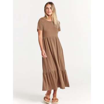 ANRABESS Summer Casual Maxi Dress for Women