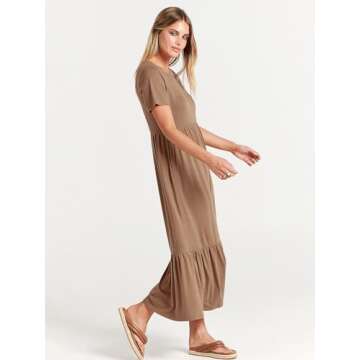 ANRABESS Summer Casual Maxi Dress for Women