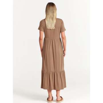 ANRABESS Summer Casual Maxi Dress for Women