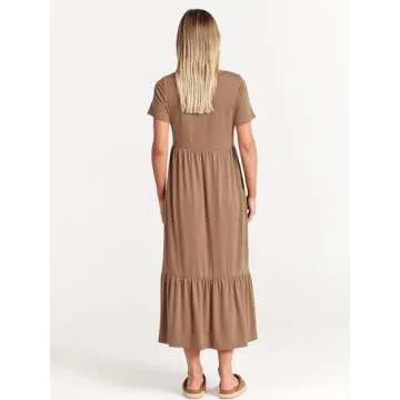 ANRABESS Summer Casual Maxi Dress for Women