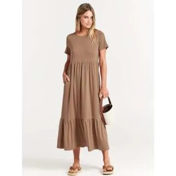 ANRABESS Summer Casual Maxi Dress for Women