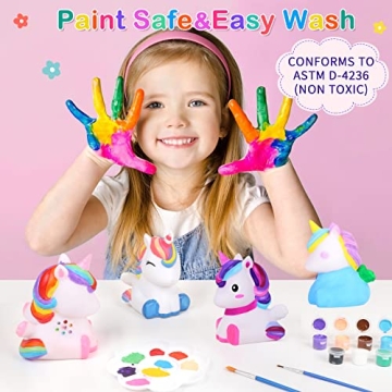 Unicorn Night Light Art Kit for Kids - DIY Craft Fun!