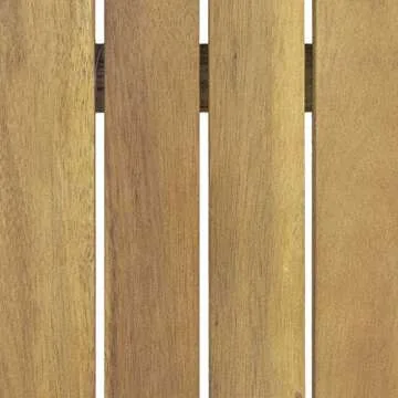 Christopher Knight Home Felix Outdoor Acacia Wood 4 Seater Chat Set with Coffee Table, Teak Finish, Beige