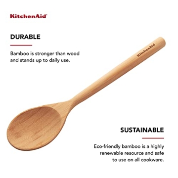 KitchenAid Bamboo Cooking Spoon - Eco-Friendly & Durable