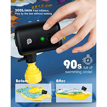 Electric Air Pump with Rechargeable Battery for All Inflatable Needs