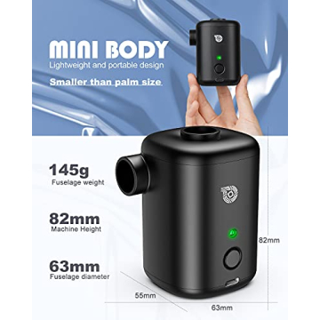 Electric Air Pump with Rechargeable Battery for All Inflatable Needs