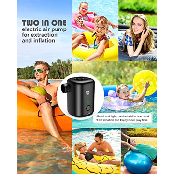 Electric Air Pump with Rechargeable Battery for All Inflatable Needs
