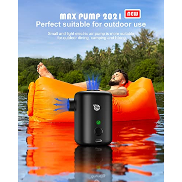 Electric Air Pump with Rechargeable Battery for All Inflatable Needs
