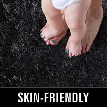 TWINNIS Super Soft Shaggy Rug 3x5 Indoor Carpet