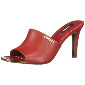DKNY Women's Bronx Open Toe Fashion Pump Heel Sandal - Red, Size 11